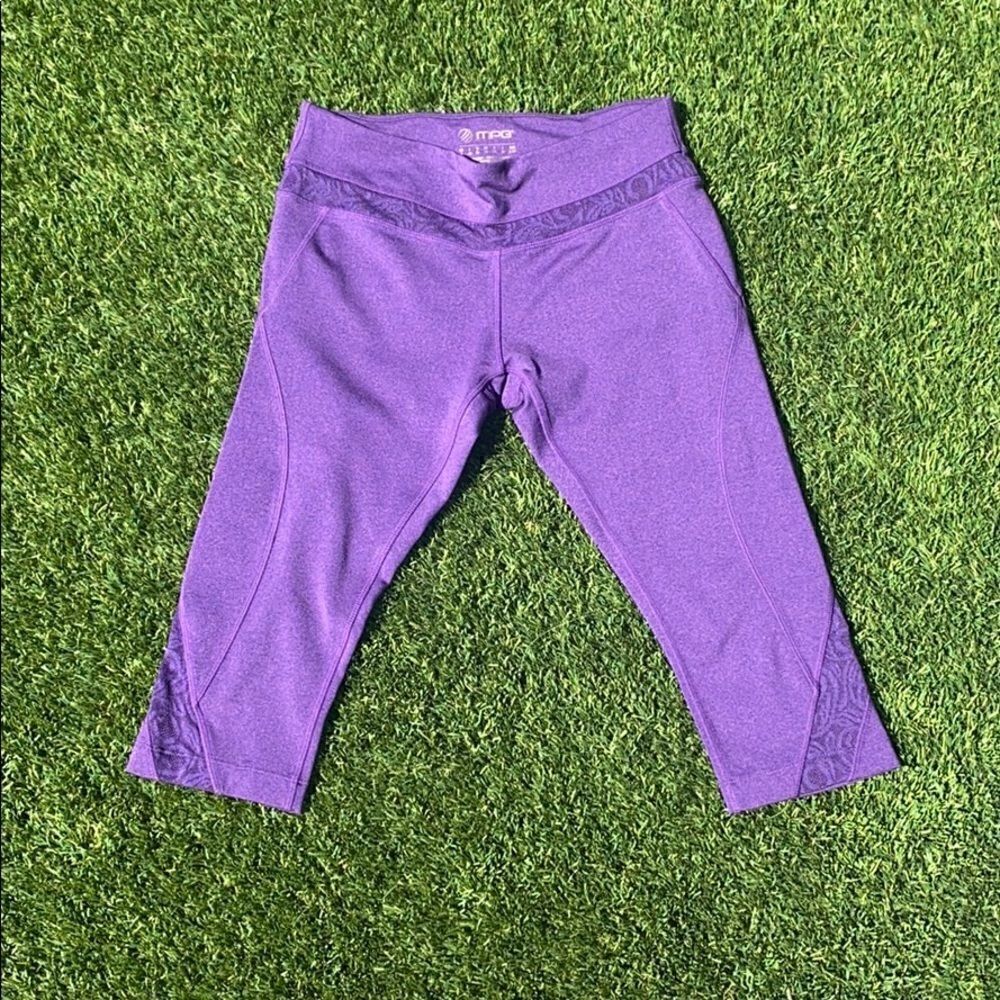 MPG Purple Capri Leggings